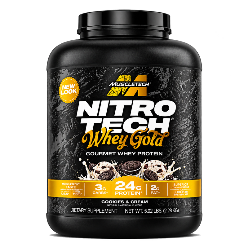 Nitro-Tech 100% Whey Gold 5 Lb