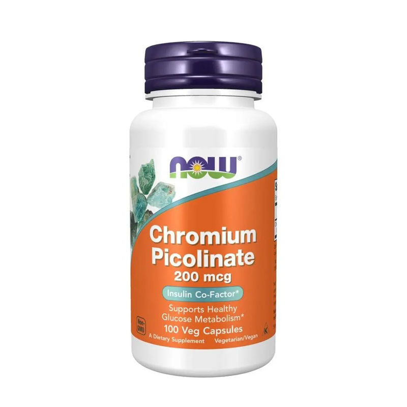 Picolinato de cromo 200mg (100 cápsulas)