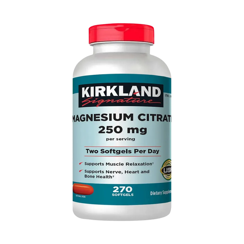 Citrato de magnesio 250mg (270 Softgels)