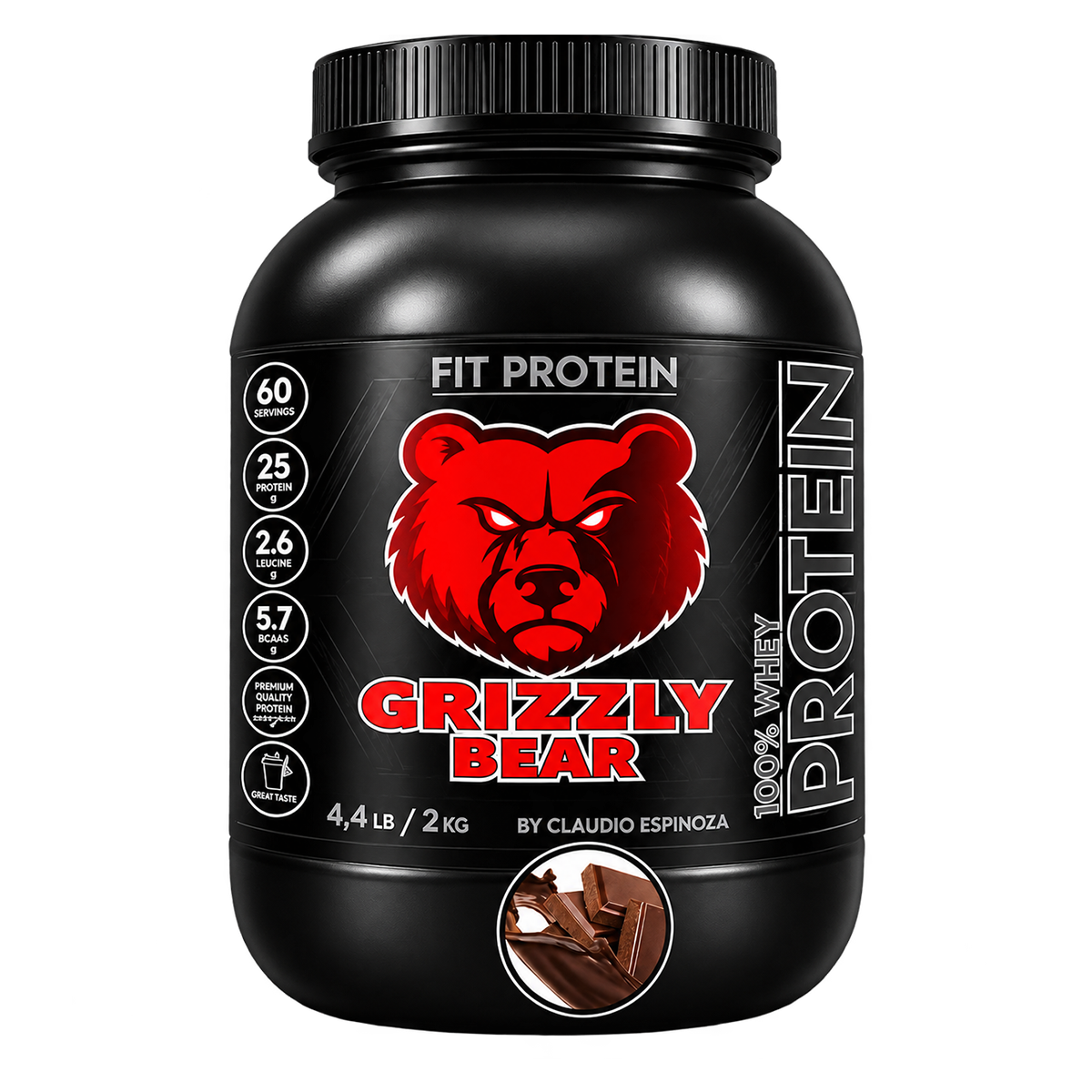 Proteína en polvo Grizzly Bears 2 kg