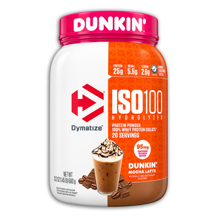 Proteína en Polvo ISO 100 Dunkin 1.4lb