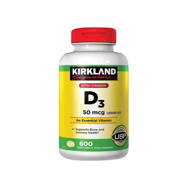 Vitamin D3 50 MCG 600 caps